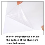 Frcctre 10 Pcs Aluminum Sublimation Photo Blanks, 8x10 inch and 6x8 inch Metal Sublimation Sign Blanks, Metal DIY Photo Sign Wall Frame Poster Decor for Living Room Bedroom, 2 Sizes Frcctre