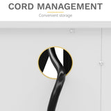 DWVO Farmhouse TV Stand for 75 Inch TV, Entertainment Center with Storage Cabinets, Media Console, TV Table with Drawers, TV Stands for Living Room, White DWVO