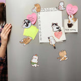 16 Pcs Cat Diamond Painting Magnets Kits Diamond Art Fridge Magnet Refrigerator Sticker Diamond Painting kit for Beginners Adults DIY Art Craft Gifts Home Decors (cat) Bulerrylulu