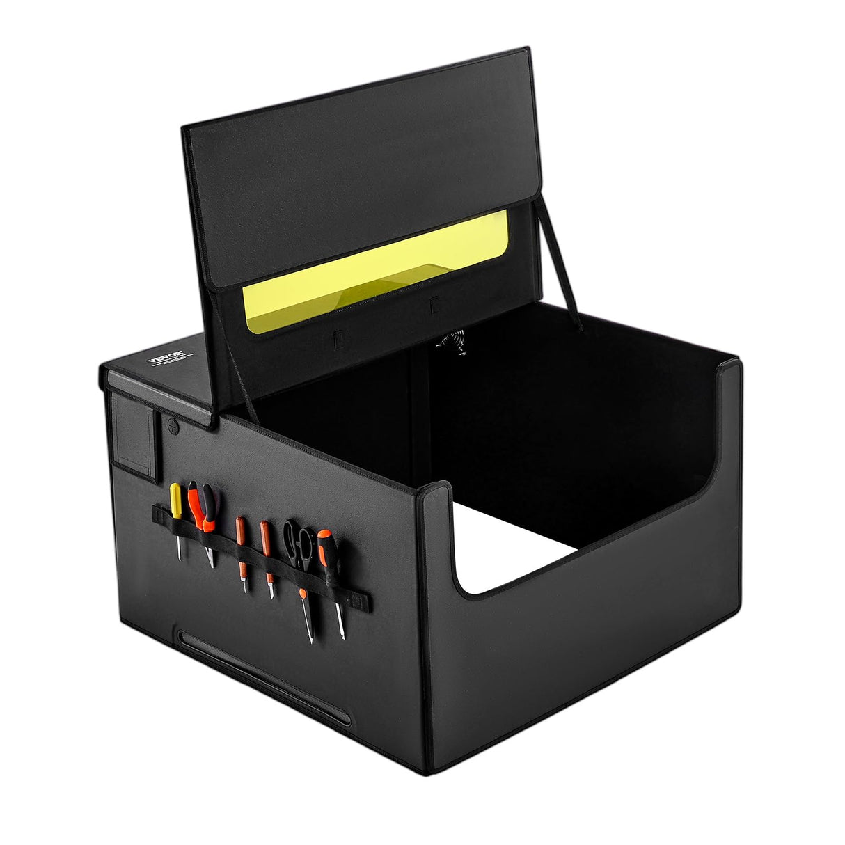 VEVOR Enclosure 31.5 x 31.5 x 19.6, Flame Retardant and Fireproof Cover, with Exhaust Fan and Pipe, Insulates Smoke, Noise and Eye Protection, Fits for Most Laser Engraver, Black VEVOR