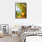 Lemon Paint by Numbers Kits for Adults, DIY Lemon Tree Adult Paint by Number Kits on Canvas, Digital Oil Number Painting for Home Decor (16x20 Inch) Clendo