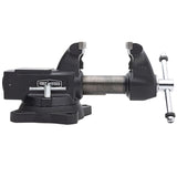 Yost HD550-C Heavy Duty 5-1/2 Inch Mechanics Work Bench Vise | Heavy Duty Woodworking & Metal Work Table with Secure Grip Swivel Base | 60,000 PSI Casting Iron Material with Extra-large Anvil Surface Yost Tools
