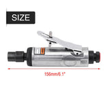 Acouto 1/4" Pneumatic Die Grinder 90PSI Pneumatic Air Die Grinder Grinding Kit Polishing Engraving Tool Acouto