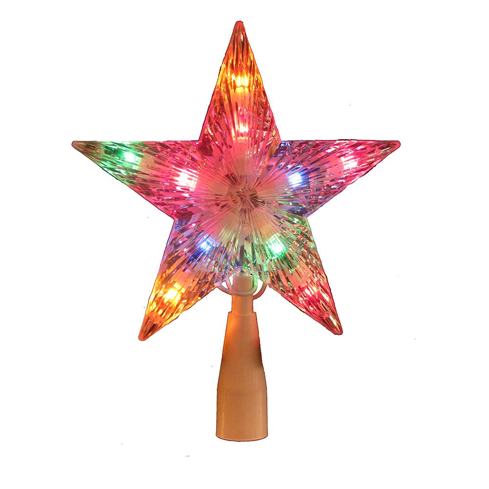 Kurt Adler Multi-Colored Crystal Star Treetop Kurt S. Adler