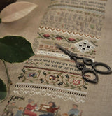 Zweigart 25ct Dublin 100% Linen evenweave for Embroidery | 18x27 inches | Linen Fabric for Counted Cross Stitch (Antique White 101) Aidalux