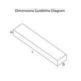 Modern Fireplace Mantel, Contemporary, Floating Mantle, Shelf, Hand Crafted, URBANDI (Aged Oak, 60Lx3Hx8D) Urbandi