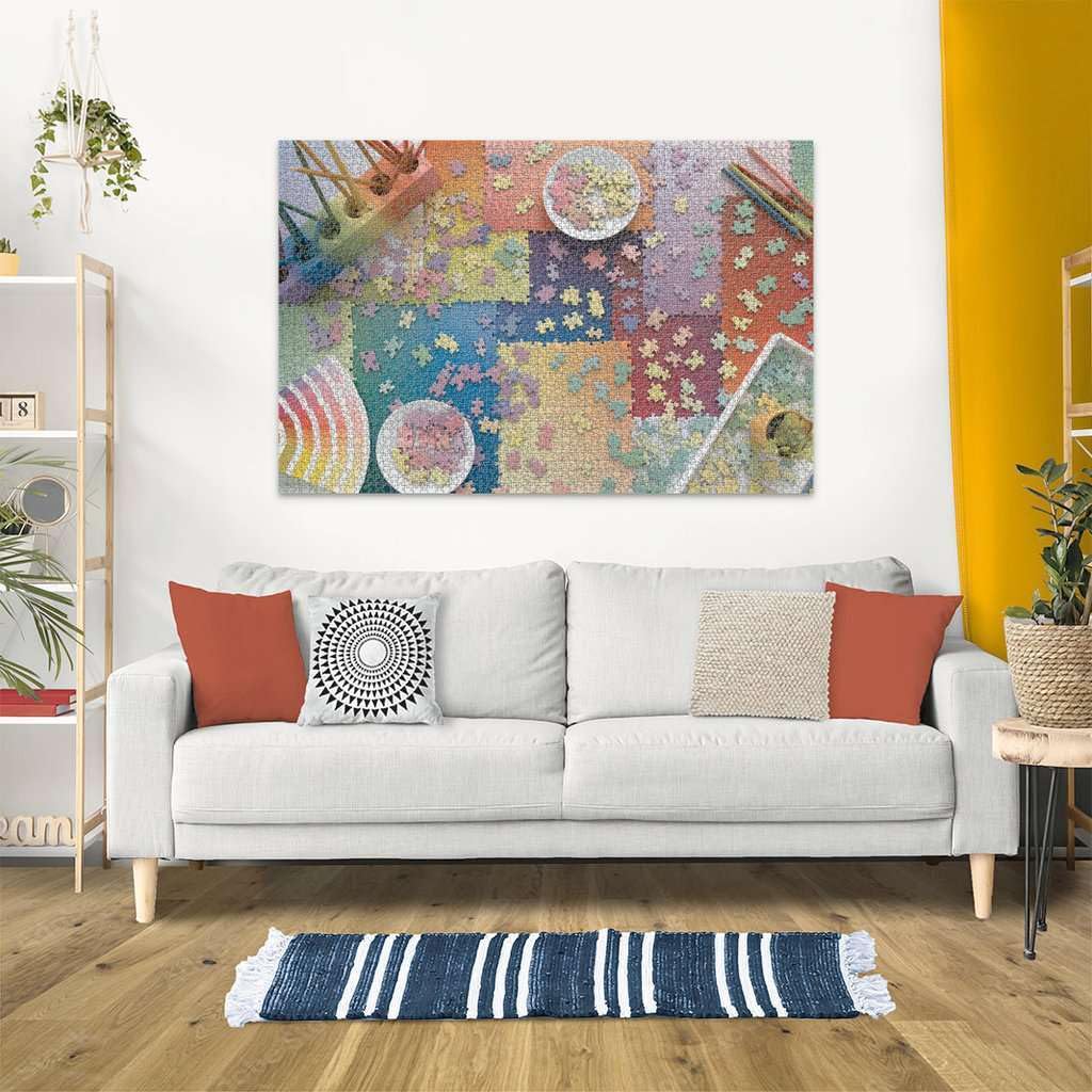 Ravensburger Puzzles on Puzzles 3000 Piece Jigsaw Puzzle for Adults - 17471 | Artwork by Karen Puzzles | Premium Interlocking Fit | Vibrant, Glare-Free Design | Durable Blueboard Construction Ravensburger