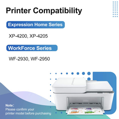 232XL Ink Cartridges for Epson Printer Remanufactured for Epson 232XL Ink Cartridges Combo Pack for Expression Home XP-4200 XP-4205 Workforce WF-2930 WF-2950 XP4200 WF2950 (4 Pack)