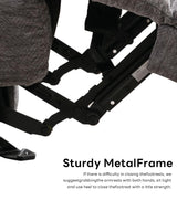 WILLOVE Oversized Rocker Recliner Chair Rocking Recliners Overstuffed Soft Big Man Manual Recliner Extra Large Living Room Chair 350 LBS Capacity, Limestone, XL WILLOVE