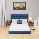 PayLessHere 5 Inch Full Green Tea Memory Foam Mattress Cooling Gel Infused Mattress,Medium Firm Mattresses Fiberglass Free/CertiPUR-US Certified/Bed-in-a-Box/Pressure Relieving Full Size,White PayLessHere