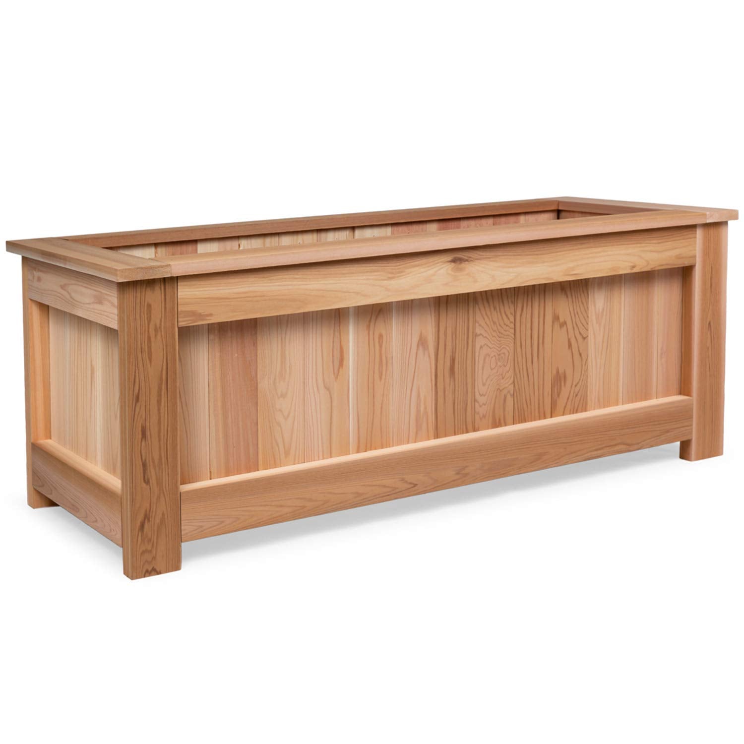 All Things Cedar 4-ft Box Planter - WoodArtSupply