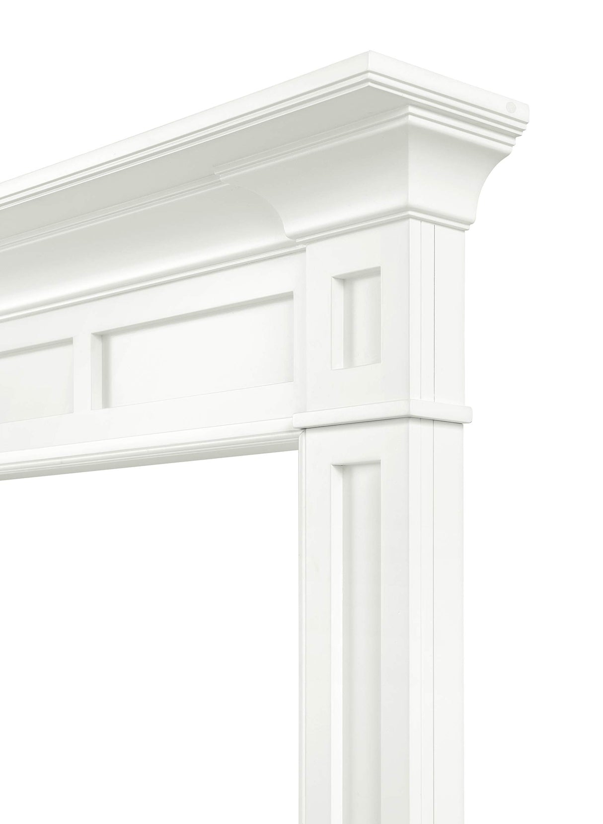 Pearl Mantels MDF Mantel, 48-Inch, White Pearl Mantels