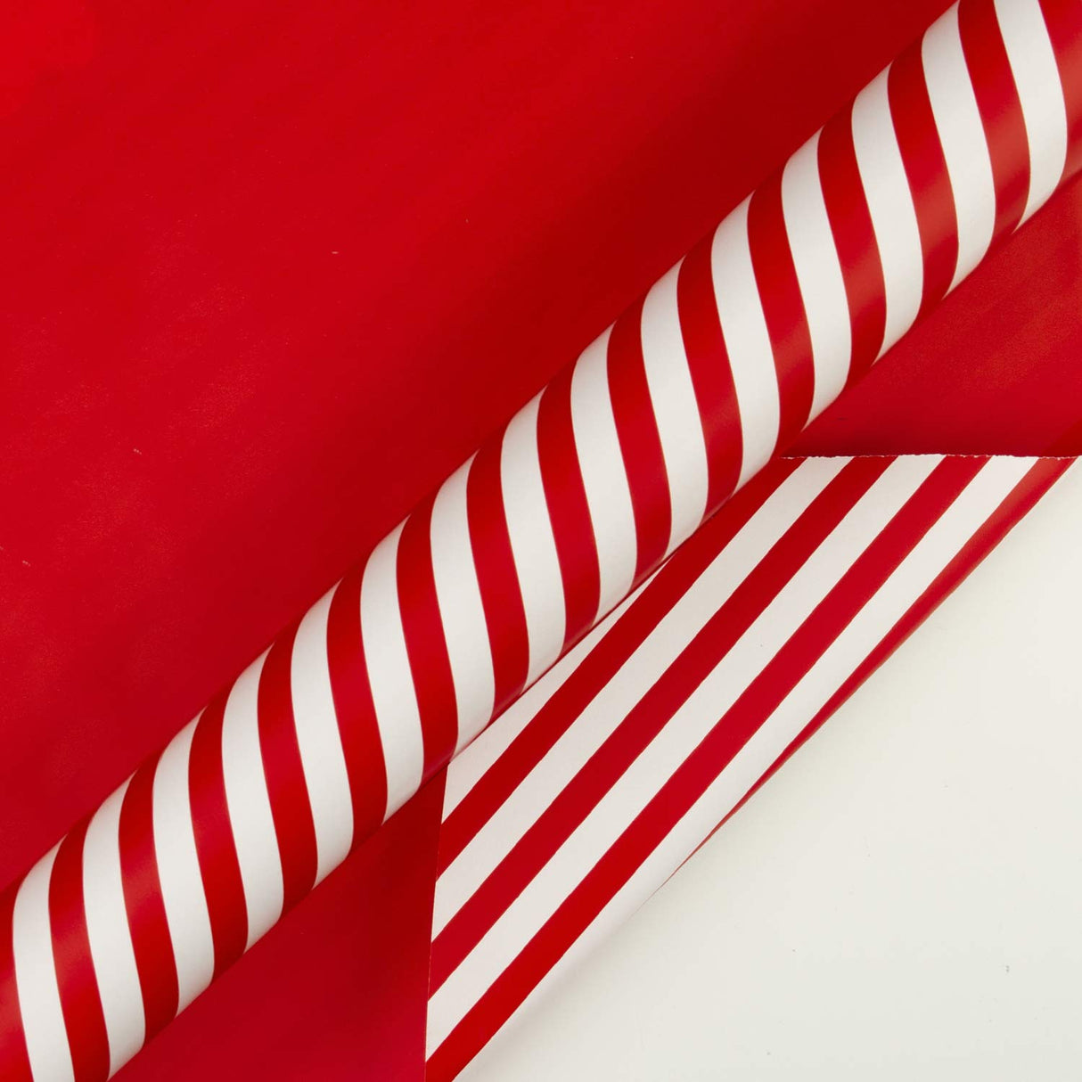 WRAPAHOLIC 30 Inch Reversible Wrapping Paper - Jumbo Roll Red and Stripes Design for Birthday, Holiday, Wedding, Baby Shower Wrap - 30 inch x 33 feet WRAPAHOLIC