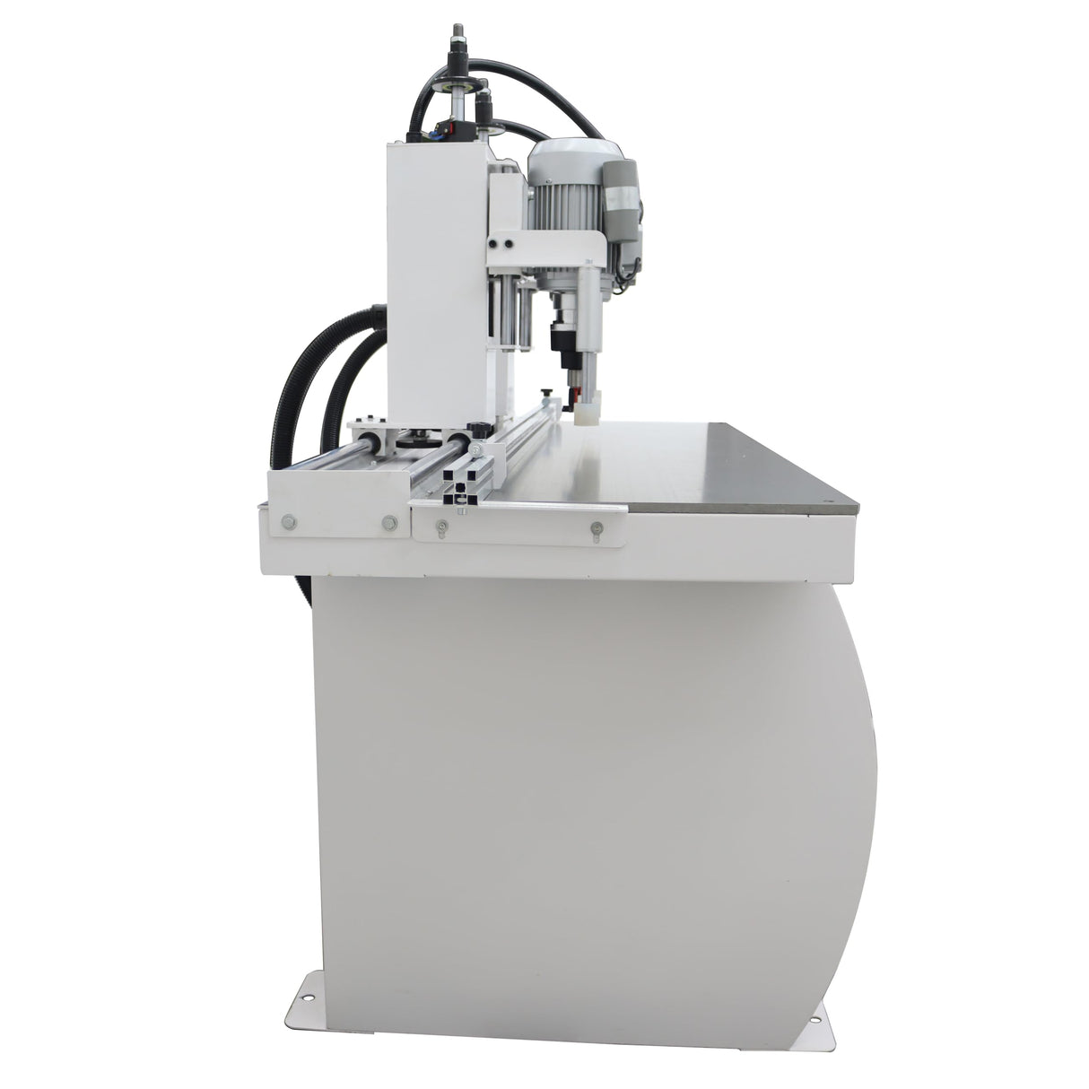 TECHTONGDA Hinge Boring Machine Woodworking Hole Drill Wood Electric Pneumatic Hole Puncher 0-2inch Drilling Depth Double Heads 48-6 TECHTONGDA