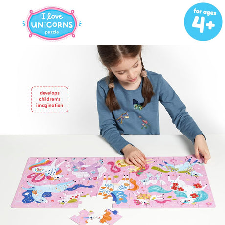 I Love Unicorns Puzzle 4+ Floor Puzzle Banana Panda