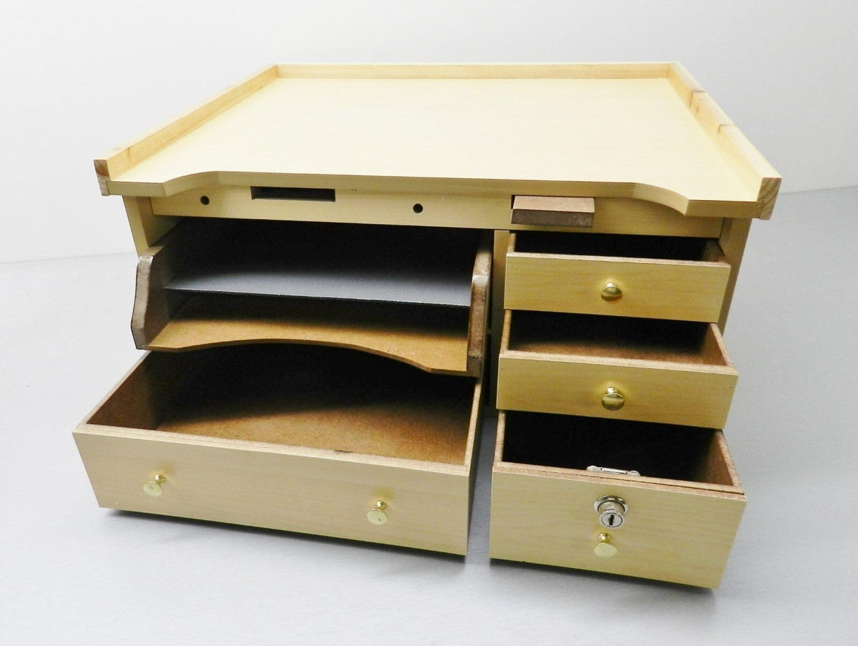 Jewelers Bench Work Table Top Jewelry Repair Watch Hobby and Craft Bead Workbench JTS