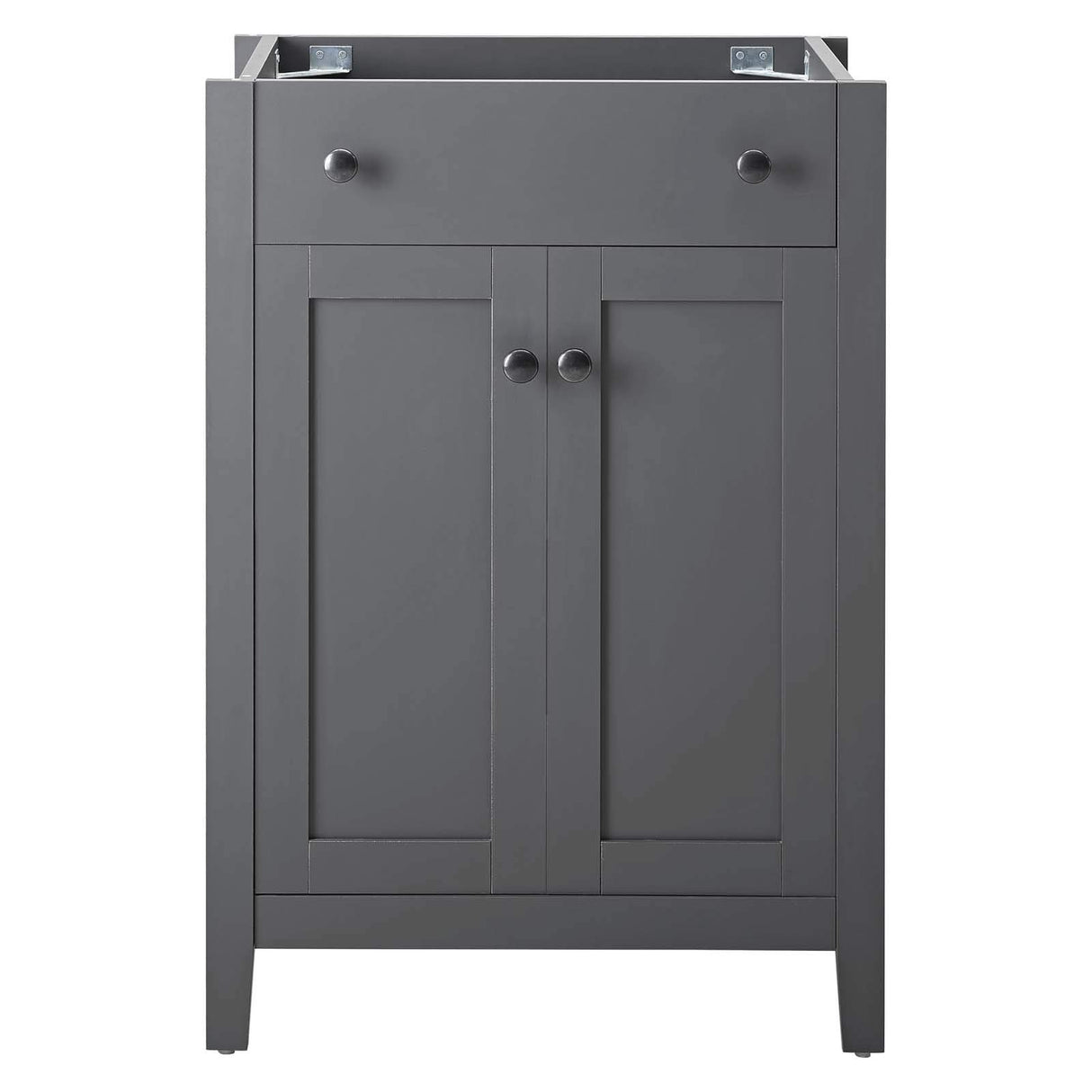 Modway EEI-3875-GRY Nantucket Bathroom Vanity Cabinet, 24" Sink Basin Not Included, Gray Modway