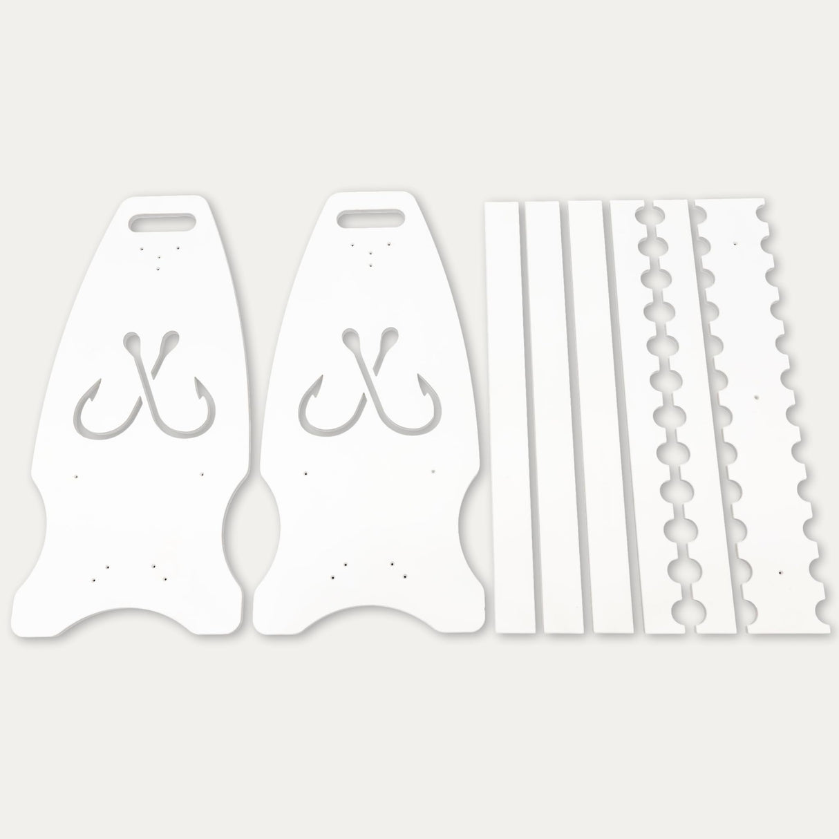 StoreYourBoard Marlin Fishing Pole Rack, Holds 24 Fishing Rods and Reels, Weather-resistant, Garage & Outdoor Fishing Rod Holder StoreYourBoard