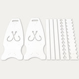 StoreYourBoard Marlin Fishing Pole Rack, Holds 24 Fishing Rods and Reels, Weather-resistant, Garage & Outdoor Fishing Rod Holder StoreYourBoard