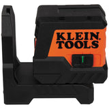 Klein Tools 93MCLG Self-Leveling Laser Level, Mini Cross-Line Level, Leveling Alignment Tool, Bright Green Horizontal and Vertical Lines Klein Tools