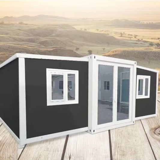 Movable Expandable Shipping Container Frame House 20 Ft and 40 Ft 2 Bedroom Expandable Container Tiny House - WoodArtSupply