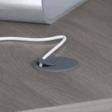 Office by kathy ireland Echo 60-inch W Credenza Desk, Modern Gray (KI60406-03) Bush Business Furniture