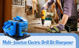 Electric Drill Bit Sharpener Electric Chisel Sharpening Knife Kits Multifunction Sharpening Machine Household Cutter Electric Kitchen Knife Sharpener Sharpening Tool for Grinding Rotary Tools Bazargame