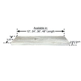 Rustic Farmhouse Reclaimed Barn Wood Bundle | 36 inch | Wood Plank | Wall Panels | Remodeling | DIY | Repurposed | Decoration | Shiplap | White Wash | Pack of 6 Planks BarnwoodUSA LLC