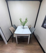 Expandable Container House to Live in for Adults, Mobile Homes 20ft Tiny Prefab Homes Movable Foldable Steel Frame Villa with Full Kitchen & Bathroom Generic