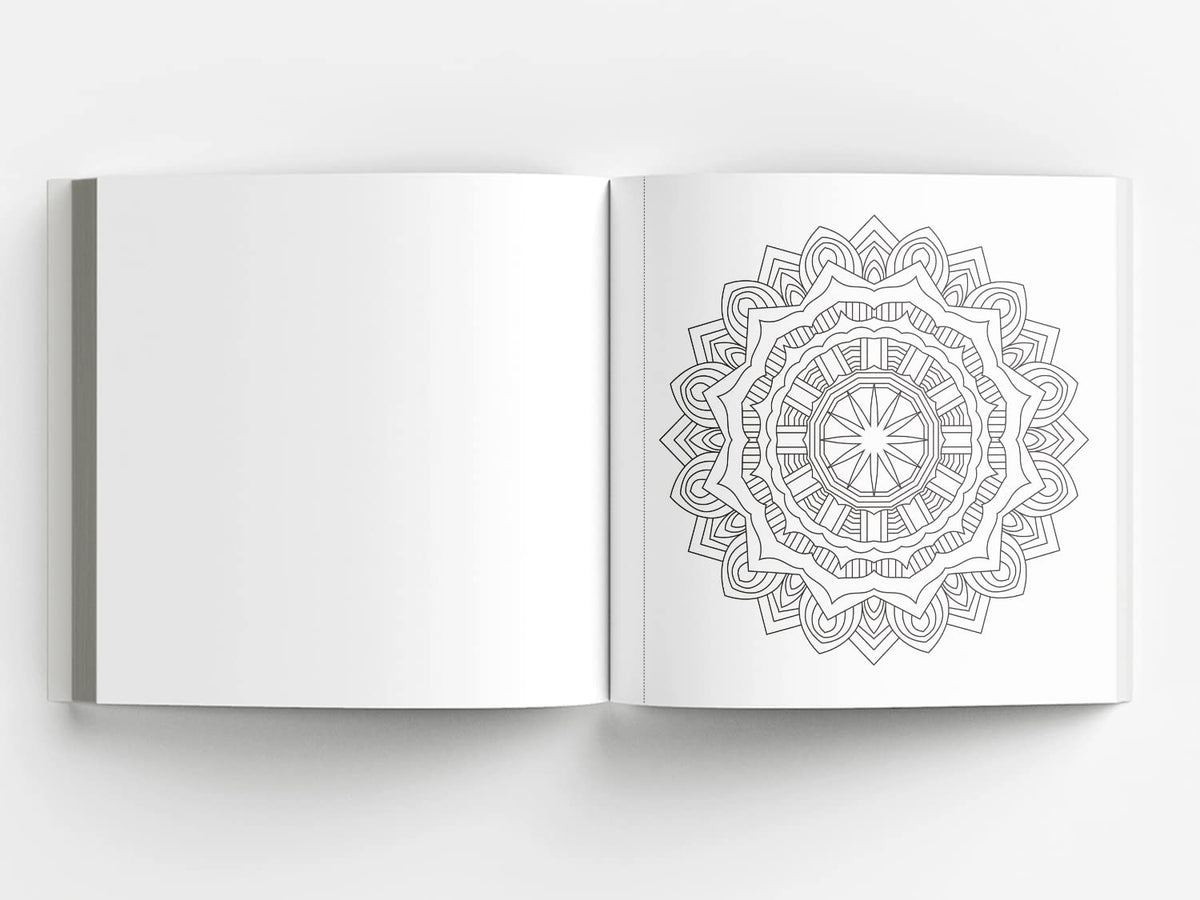 Mandala: Colouring Books for Adults with Tear Out Sheets (Adult Colouring Book) [Paperback] Wonder House Books Editorial Wonder House