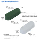 CTISMICE Jewelry Bench Polisher, Adjustable Variable Speed Benchtop Polishing Machine, 450W Buffer Grinder with 8pcs Buffing Wheels, 2pcs Polish Compound, Safety Glasses for Jewelry, Metal, Wood CTISMICE