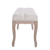 WZFANJIJ Bedroom Bench End of Bed, Backless Bench Entry Bench, Fabric Bench for Living Room, Entryway WZFANJIJ
