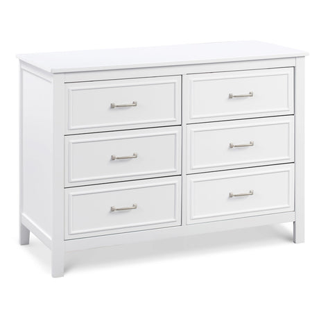 DaVinci Charlie 6-Drawer Double Dresser in White DaVinci