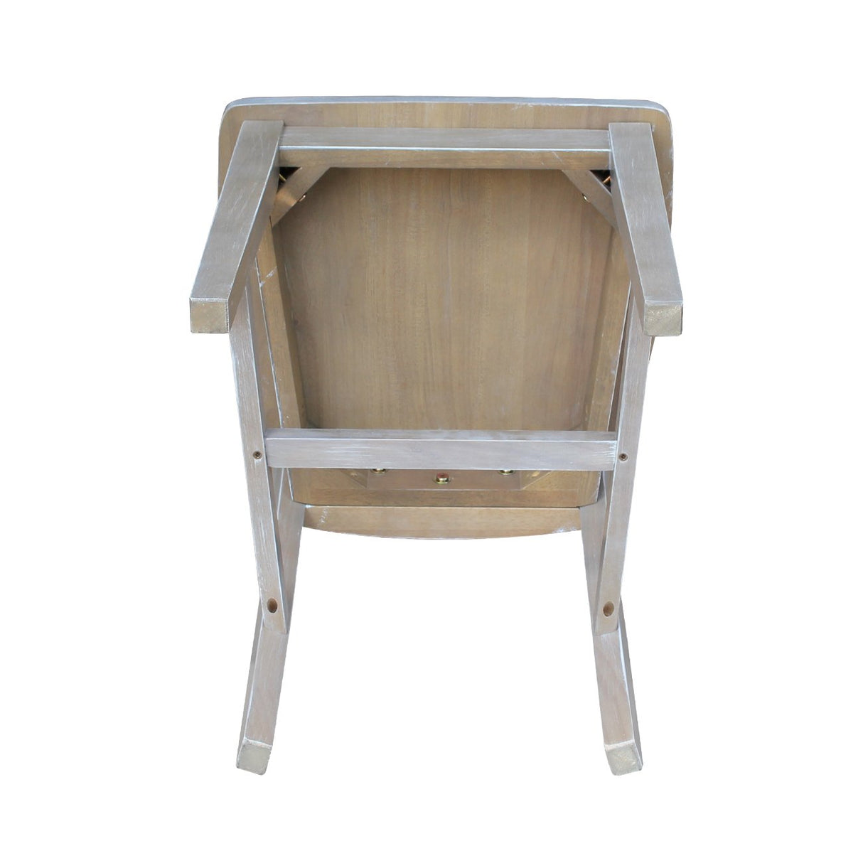 International Concepts San Remo Chair Washed Gray Taupe IC International Concepts