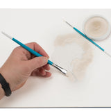 Creative Mark Masking Fluid Paint Brushes (Set of 10) - Watercolor Brushes Contains Synthetic Hair w/Short Wood Handles Creative Mark