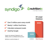 Etekcity Food Nutrition Kitchen Scale, Digital Grams and Ounces for Weight Loss, Baking, Cooking, Keto and Meal Prep, Large, 304 Stainless Steel Etekcity