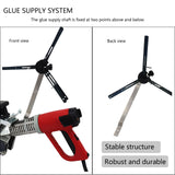 Maisutseb Edge Bander Woodworking Edge Banding Machine,110V Portable Edge Bander 2000W,Curve Straight Edge Banding Machine for Board Edging Maisutseb
