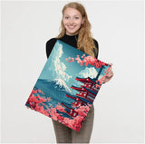 4 Pack City Landscape Paint by Numbers Kit for Adults Beginner with Frame,Paint by Number with Wooden Easel DIY Adult Paint by Number Kits for Home Decor 9x12inch ﻿ Kaixine