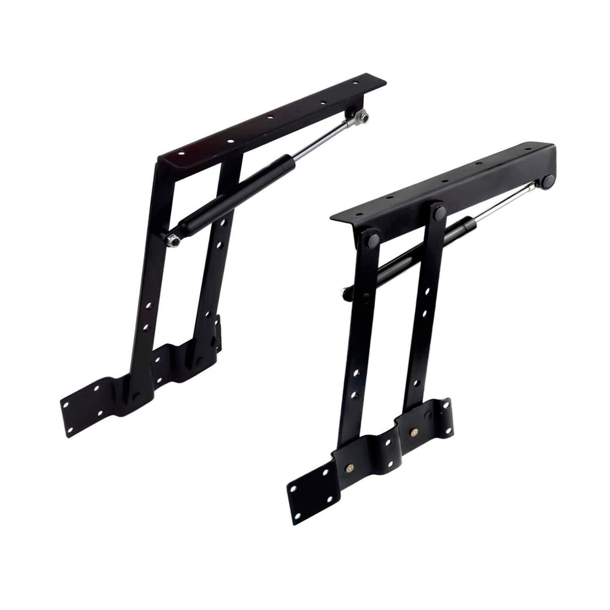 2pcs Folding Lift up Top Coffee Table Lifting Frame Desk Mechanism Hardware Fitting Hinge Spring Standing Rack Hinge Rack Bracket (Gas Hydraulic) GreatBba