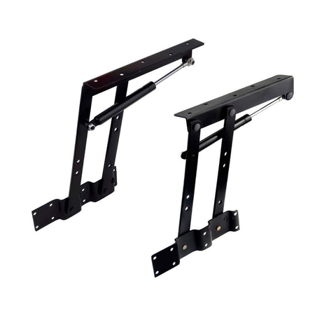 2pcs Folding Lift up Top Coffee Table Lifting Frame Desk Mechanism Hardware Fitting Hinge Spring Standing Rack Hinge Rack Bracket (Gas Hydraulic) GreatBba