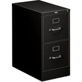 HON Two-Drawer Filing Cabinet- 510 Series Full Suspension Letter File Cabinet, 29 by 15-inch, Black (H512) HON
