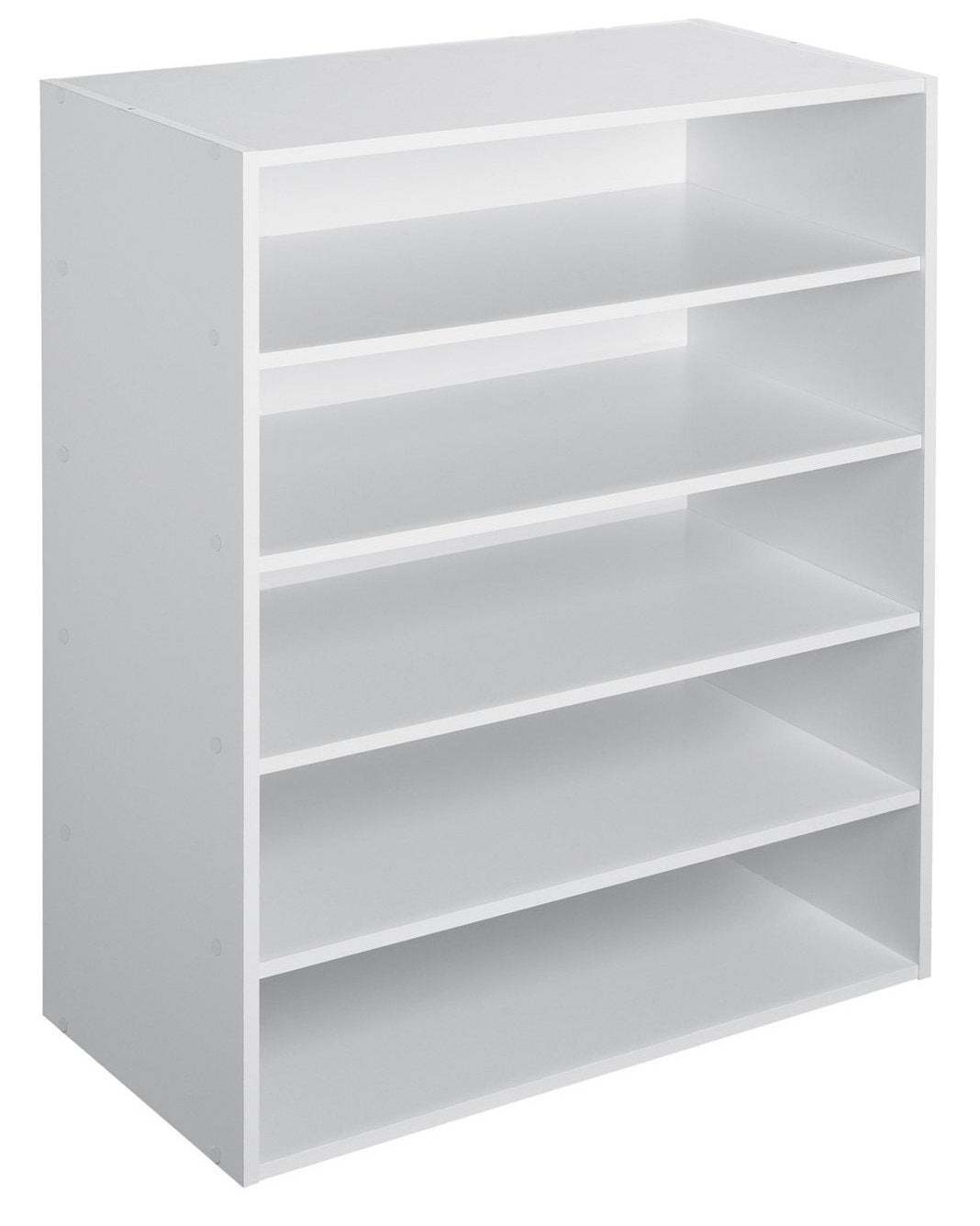 ClosetMaid 1565 Stackable 5-Shelf Organizer, White ClosetMaid