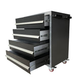 JZD Metal Garage Storage Cart with 4 Locking Drawers JZD