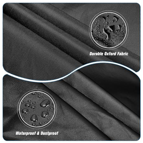 Jungda 4" Queen Folding Mattress Storage Bags,Trifold Memory Foam Mattress Case,Portable Carrying Bag for 4" Queen Size Tri Fold Mattresses (Mattresses NOT Included)-60" L x 27" W x 13" H Jungda