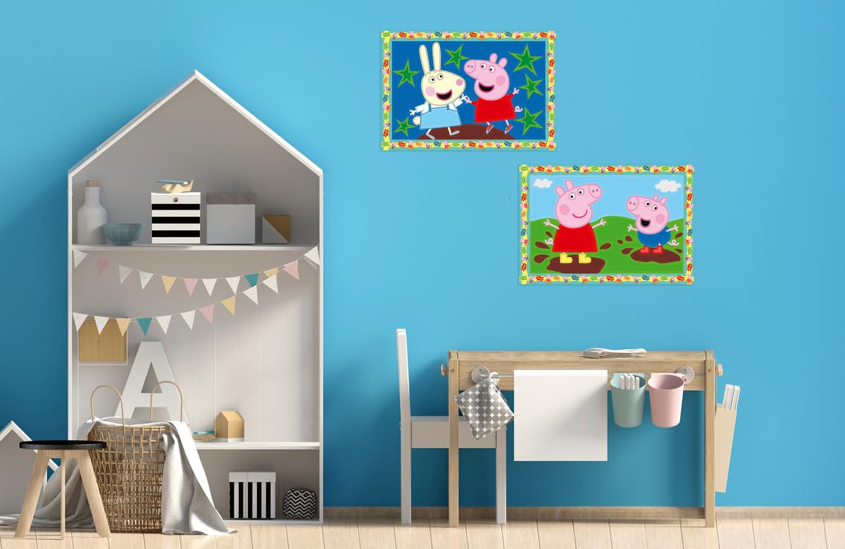 Ravensburger CreArt Peppa Pig Paint by Numbers Kit for Kids - 23570 - Painting Arts and Crafts for Ages 5 and Up Ravensburger