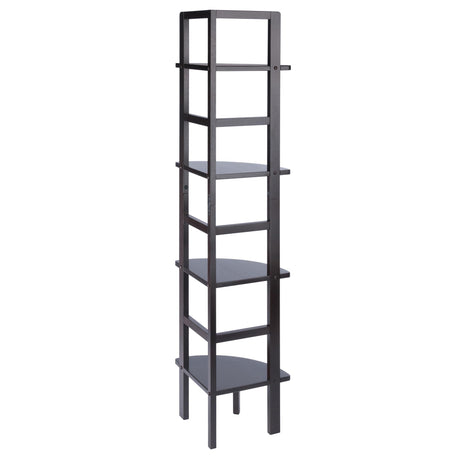 Winsome Wood Aiden Corner Baker's Rack - Coffee Winsome