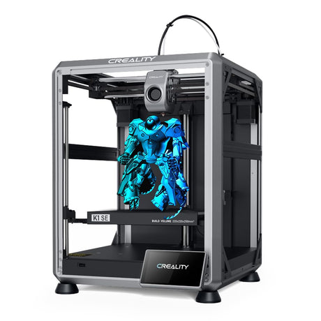 Creality K1 SE 3D Printer, 2024 New Version 600mm/s High-Speed Hands-Free Auto Leveling Flagship-Level Direct Extruder Quick-swap Tri-Metal Nozzle K1 Upgrade 3D Printer Creality