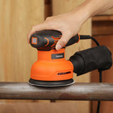 Yunirvana 5-Inch Orbital Sander, 2.5 Amp Motor, 15 Pcs Sanding Disc Set, 6-Speed Control (6000-12000 OPM), Efficient Dust Collection for Superior Sanding and Polishing Yunirvana