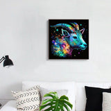 ARTopet 5D Diamond Art Painting Kits Capricorn Diamond Art Painting for Adults Beginners with Accessories DIY Full Round Drill for Home Wall Decor 30x30cm/11.8x11.8in ARTopet