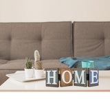 Aecipl Wooden Home Sign Rustic Decorative Letters Freestanding Letter Centerpiece Folding Word Sign Wood Farmhouse Decor for Tabletop Shelf Mantel Entryway Kitchen (Home) Aecipl
